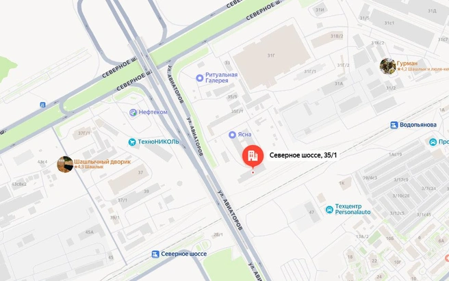 Район ограничения | Источник: yandex.ru