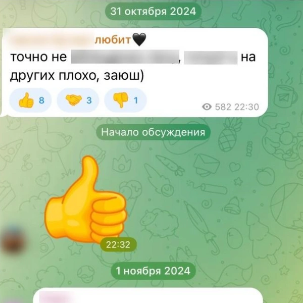 Так Алину обсуждали в новом классе | Источник: один из районных подростковых чатов