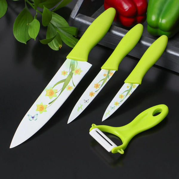Набор ножей для овощей, 4 шт., «Доляна»