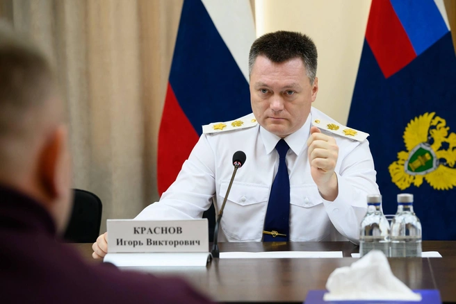 Игорь Краснов встречался с жителями и предпринимателями в Чите | Источник: «Генпрокуратура России» / T.Me