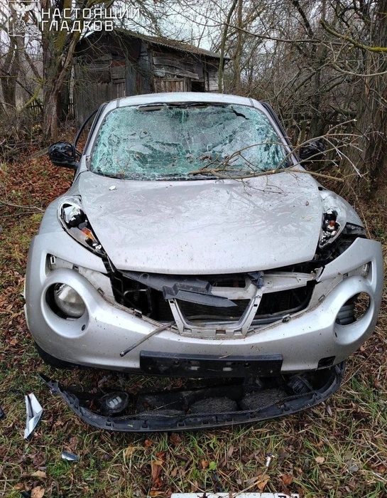 ВСУ в Белгородской области регулярно обстреливают гражданские машины. На фото — последствия одной из атак | Источник: t.me/vvgladkov