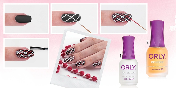 1. Верхнее покрытие Matte Top, Orly. 2. Базовое покрытие Bonder, Orly.