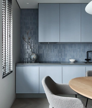 Нежные цвета: квартира 95 м² в Перми
