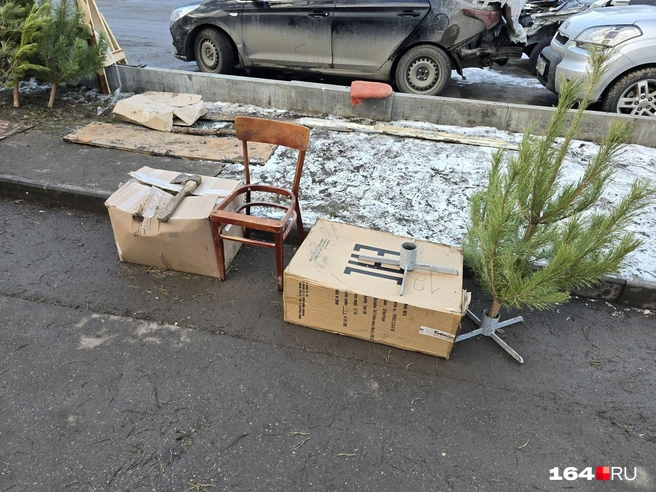 Топор для еловых лап есть и здесь | Источник: Семен Коротов-Майбах / 164.RU