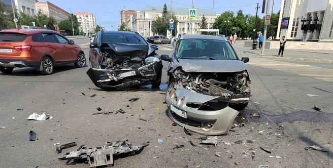 В ДТП пострадал один человек | Источник: Управление Госавтоинспекции УМВД России по Курганской области