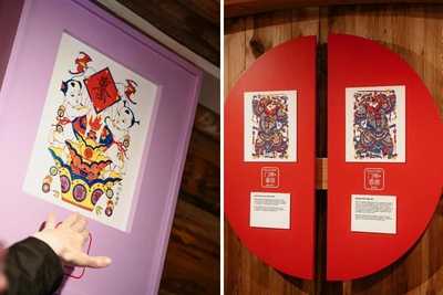 Китайские картины-обереги «няньхуа» выставлены в «Хохловке»