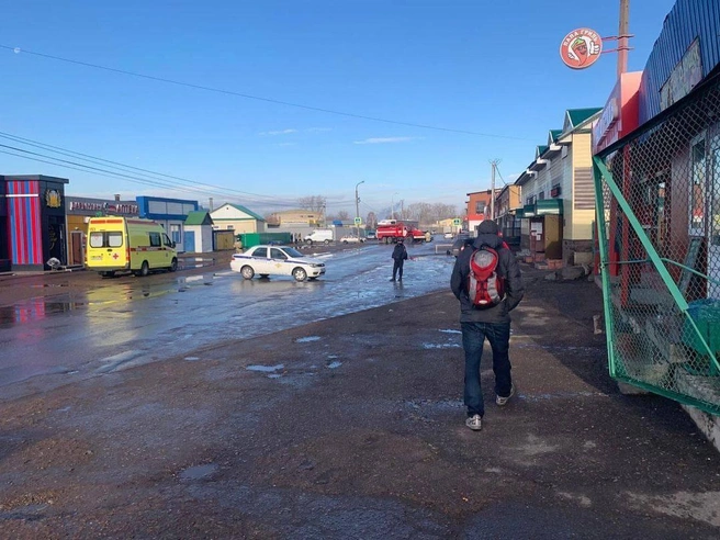 Дорогу перегородили | Источник: читатель UFA1.RU