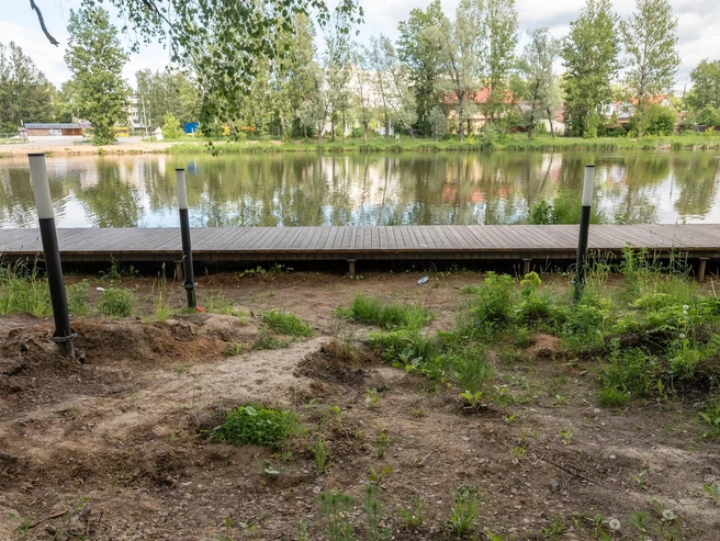 Вход на набережную для мам с колясками практически невозможен | Источник: Александр Куренной / 76.RU