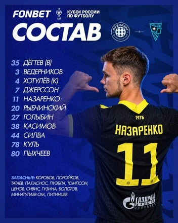Стартовый состав «Оренбурга» | Источник: ФК «Оренбург» / t.me