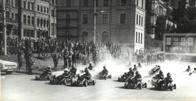 Чемпионат Сибири и Дальнего Востока по картингу, 1986 год | Источник: Борис Подалёв / pastvu.com