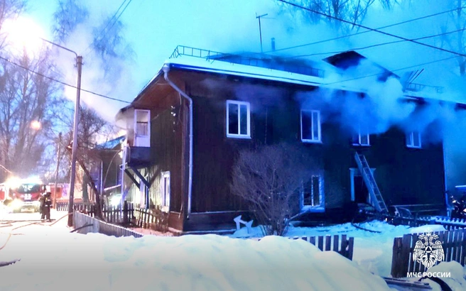 Пожар произошел 14 декабря | Источник: ГУ МЧС по Томской области