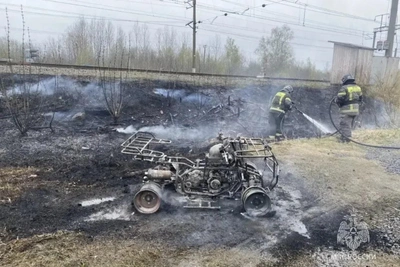 В Киришах сгорел квадроцикл: причина — проводка