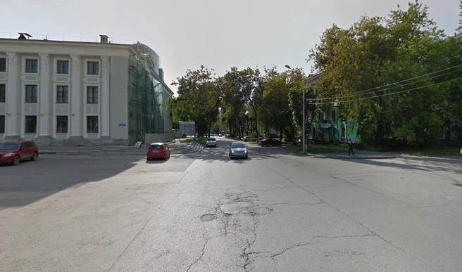 Движение перекроют с обеих сторон от ДК Солдатова | Источник: Google Maps