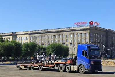 В центре Волгограда появился модифицированный фонтан «Детский хоровод»