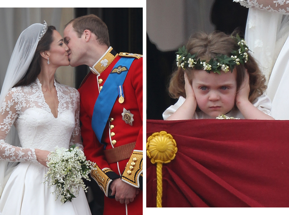 Грейс ван Катсем (справа) на свадьбе принца Уильяма и Кейт Миддлтон, 29 апреля 2011 | marieclaire.ru