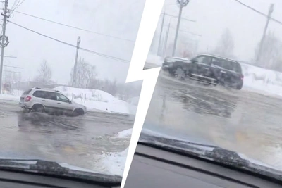 Коммунальная авария в Ярославле привела к затоплению дорог