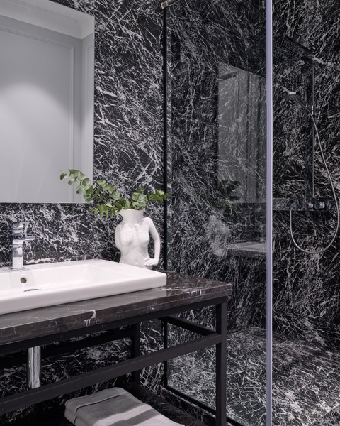 Мрамор в ванной комнате: 50+ примеров | myDecor