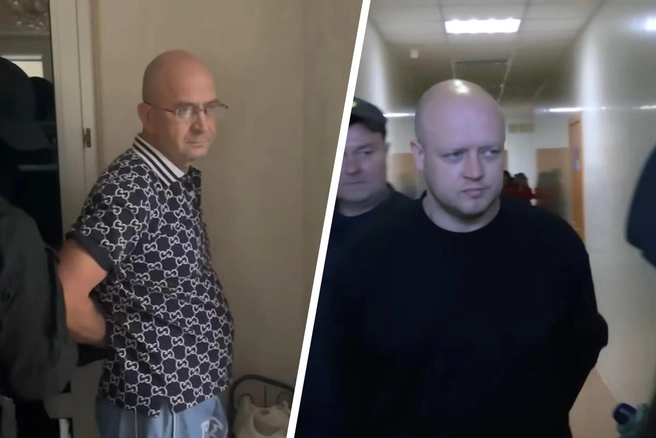 Дмитрий Каледа (слева) и Дмитрий Смирнов (справа) заявляют, что не виновны | Источник: «Экстренный вызов» / ОТС