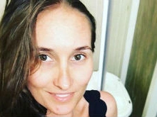 Анастасия Винокур учит плавать пятимесячного сына
