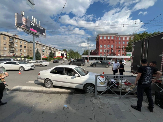 Авария произошла в Ленинском районе | Источник: ГАИ Новосибирска