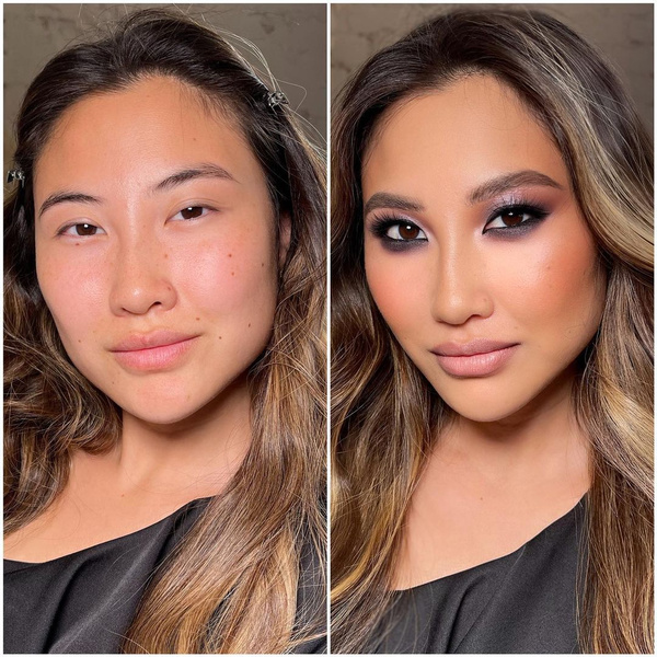 Магия преображения: 30 девушек до и после профессионального макияжа