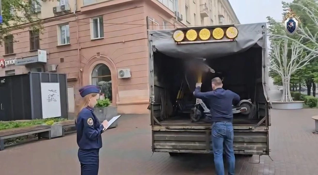 Самокат, на котором сбили ребенка, изъяли | Источник: Следственный комитет Челябинской области