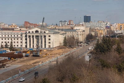 Пробки в центре Красноярска: сузят улицу Карла Маркса