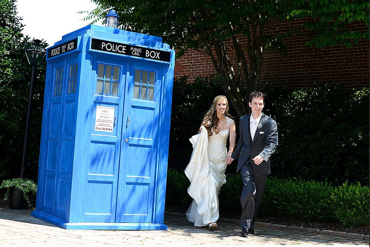 Свадьба в стиле Доктор Кто фото