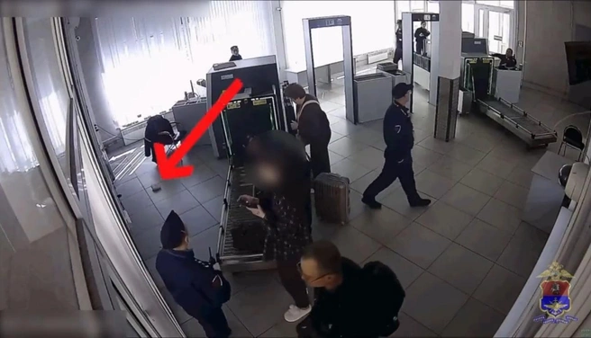 Почти 600 граммов мефедрона выпало у 18-летней пассажирки из Тулы на вокзале в Воронеже | Источник: Информационный интернет-портал «МВД МЕДИА» / mvdmedia.ru (кадр из видео)