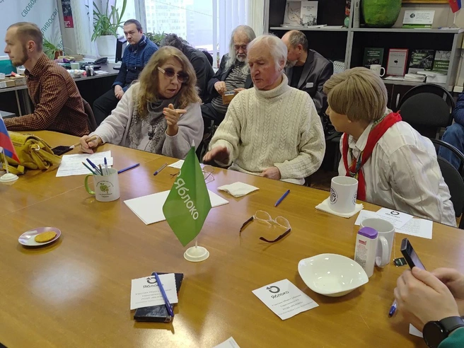 В саратовском отделении «Яблока» почти без изменений | Источник: саратовское «Яблоко» / Telegram