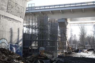 На развязке у «Калины» вводят ночные перекрытия