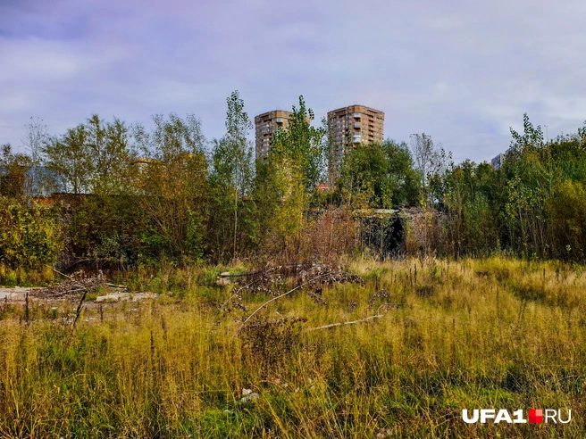 Территория недалеко от будущей стройки | Источник: Булат Салихов / UFA1.RU