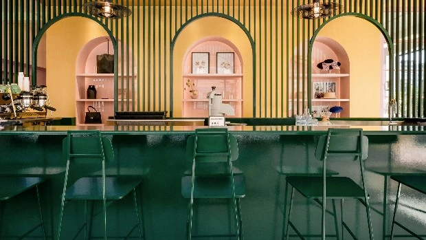 Яркий проект Pastel Rita в Монреале от студии Appareil Architecture