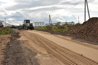 В поселке Первый активно строят дороги: итоги за 3 года