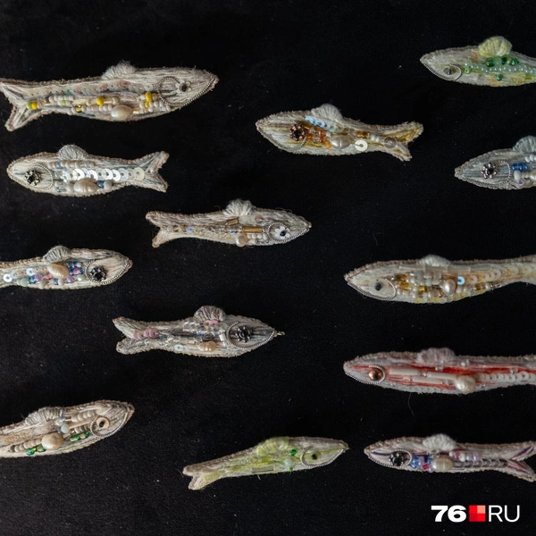 Рыбок рукодельница делала партиями | Источник: Александр Куренной / 76.RU
