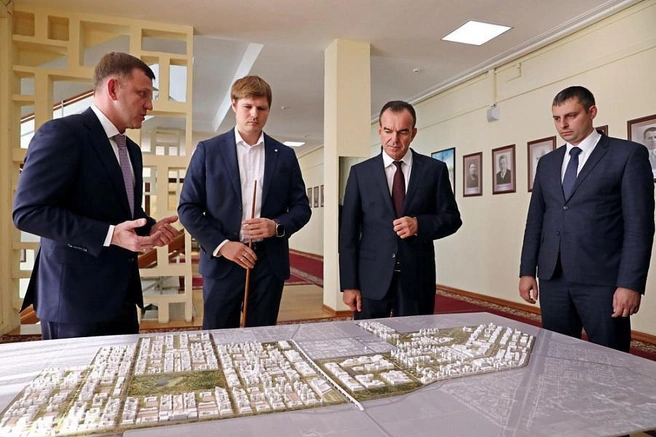 Так презентовали проект губернатору Кубани | Источник: пресс-служба администрации Краснодарского края