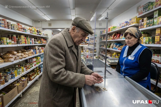 Пенсии часто не хватает на продукты | Источник: Серафима Пантыкина / Городские порталы