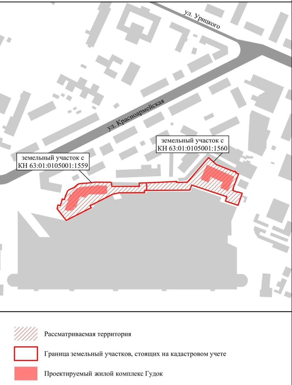 ЖК у ТРЦ «Гудок», схема расположения, апрель 2022 г. - 21 апреля 2022 - 63 .ру