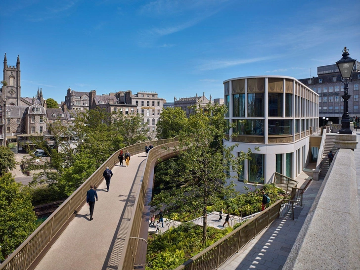 Восстановленный парк Union Terrace Gardens | Источник: Эндрю Ли