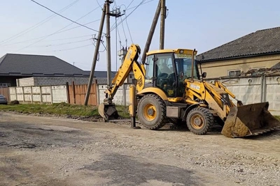 В Урвани начали ремонт участка улицы Ленина