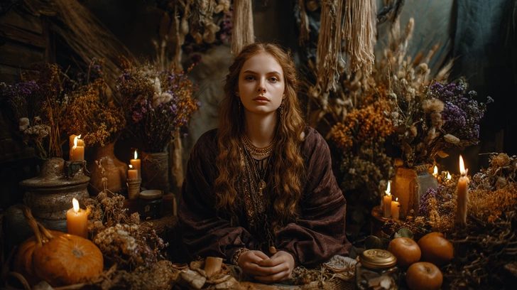Самайн 2025: история древнего праздника и мощные ритуалы для очищения и защиты | Источник: Midjourney