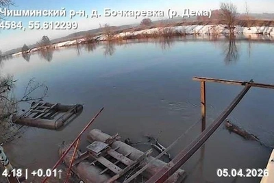 Паводок в Башкирии нарастает, подтоплены дороги и сады