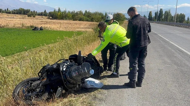 Мотоциклист скончался от травм в больнице | Источник: Ensonhaber.com