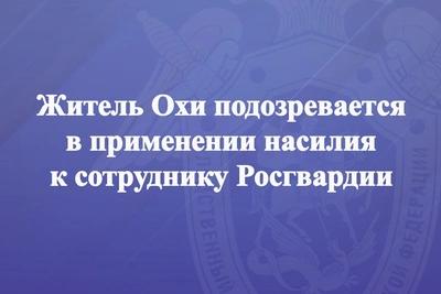 Житель Охи обвиняется в нападении на росгвардейца