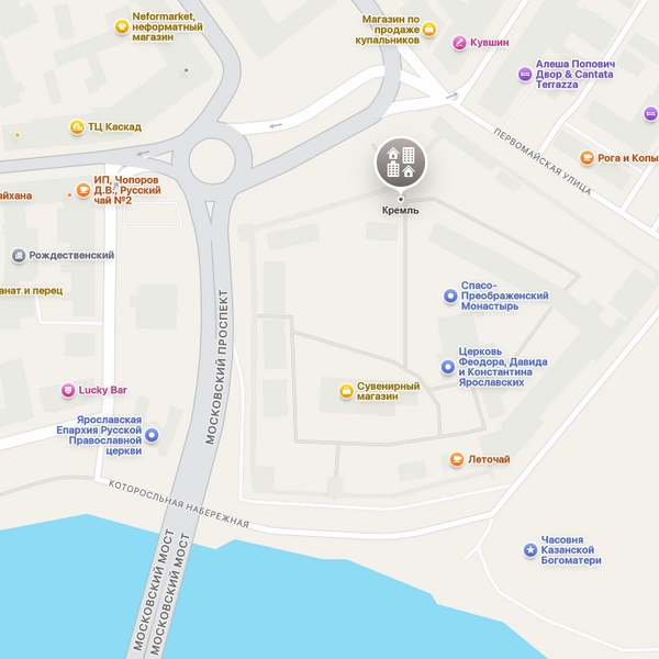 Новое название исторического здания также было замечено в приложении Apple Maps | Источник: Apple Maps