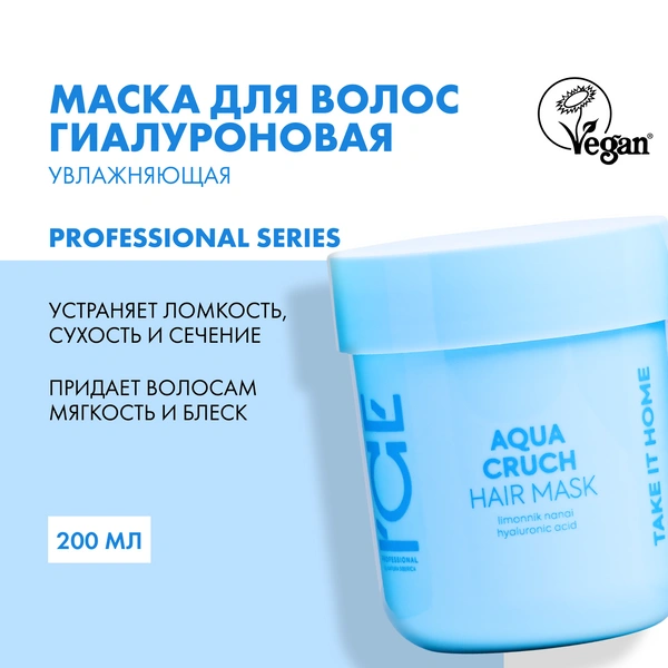 Маска для волос увлажняющая Aqua Cruch ICE by Natura Siberica take it home