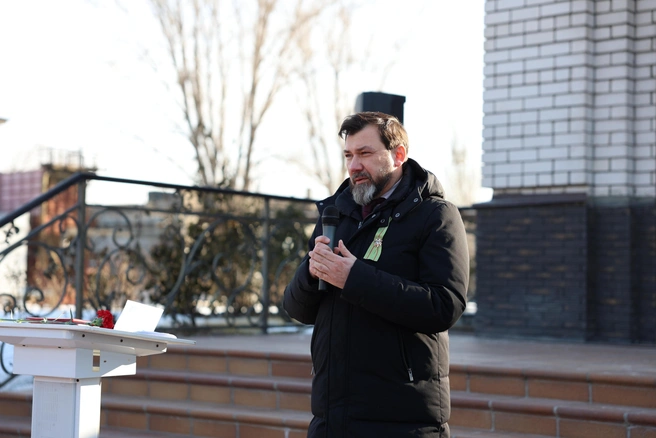 На митинге звучали слова благодарности в адрес ветеранов | Источник: «Красный октябрь»