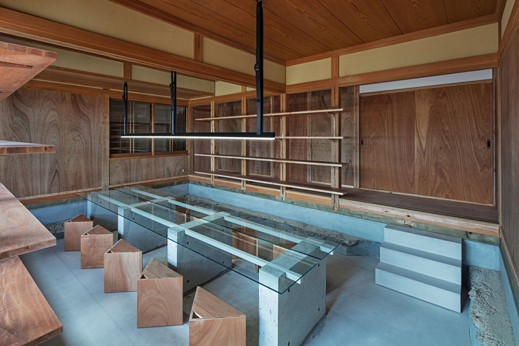 Офис и мастерская керамики в традиционном японском доме