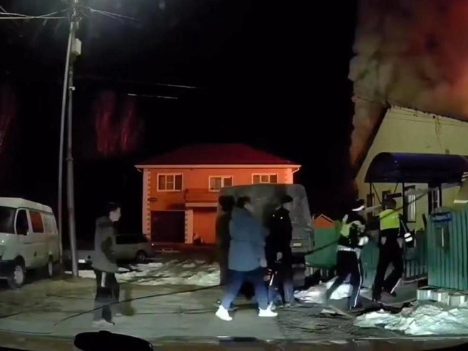 Пожар произошел в ночь на 20 мая | Источник: полиция Югры