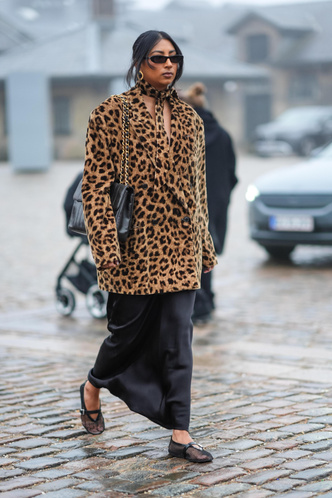 Леопардовое пальто — самый горячий тренд весны 2024